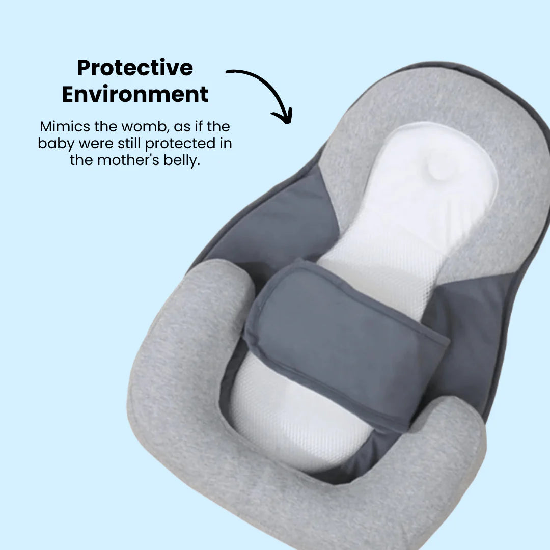 Dream Nest™ Baby Nest – Den ultimative babynest, der giver støtte omkring hovedet