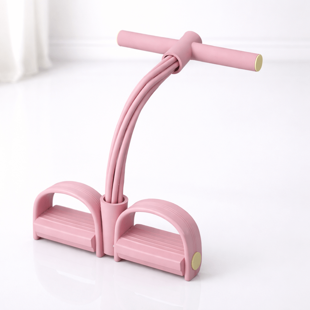 FlexPulse – Pedal-Based Training Device with Resistance Band for Stretching, Stomach, Legs, Arms & Whole Body Training