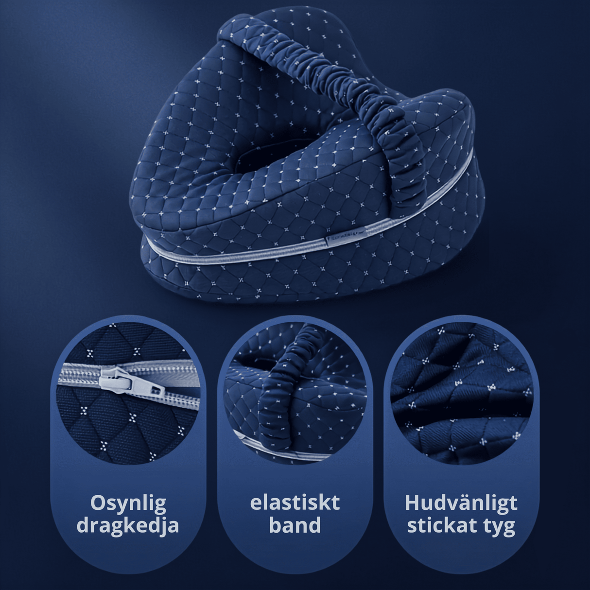 SleepAlign – Ergonomisk Minneskudde för Ben och Knän, Sidosovare – Minskar Smärta i Höft, Rygg och Ischias