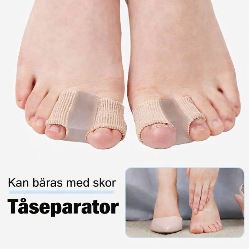 ToeAlign – Silikonebaseret tåseparator til fodkomfort, pedicure og hverdagsstøtte i sko og derhjemme