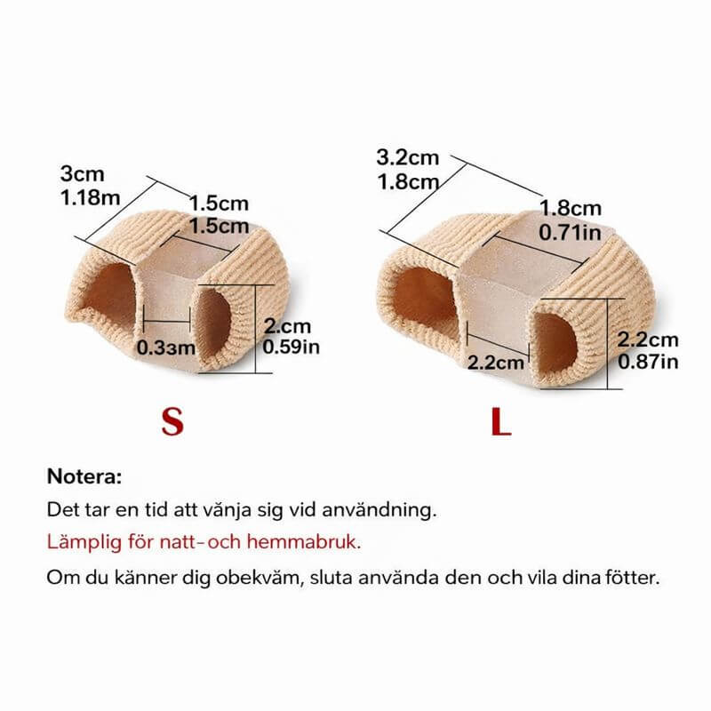 ToeAlign – Silikonebaseret tåseparator til fodkomfort, pedicure og hverdagsstøtte i sko og derhjemme