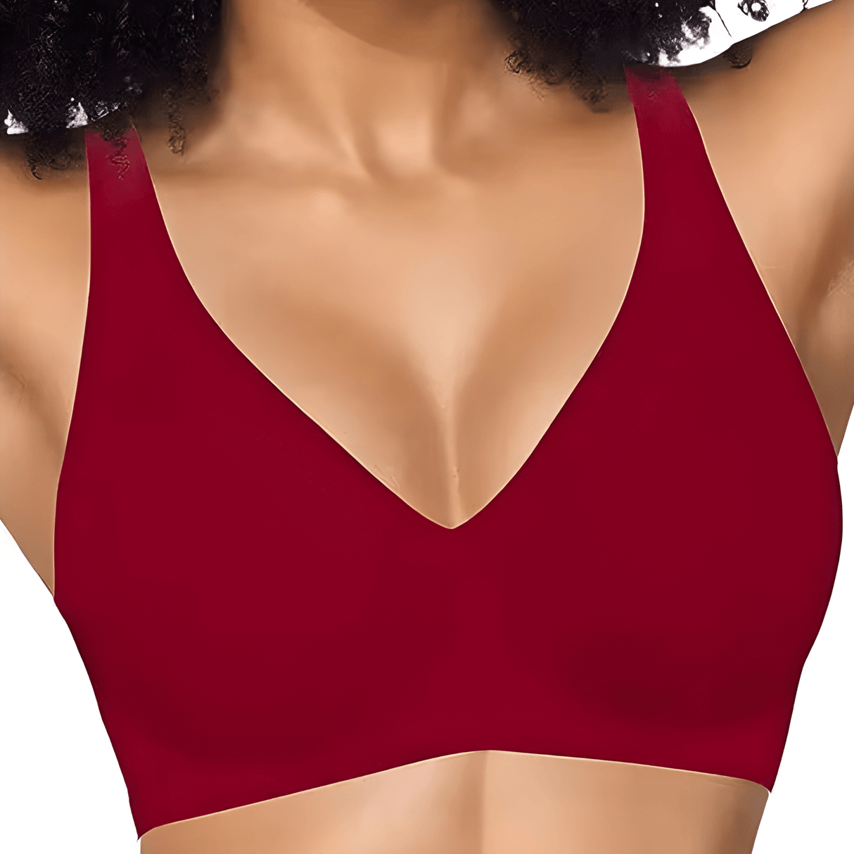 VeloraLift – Sømløs bøjle-bh med fuld skål, dyb V-udskæring og formstøbte skåle for komfort i hverdagen