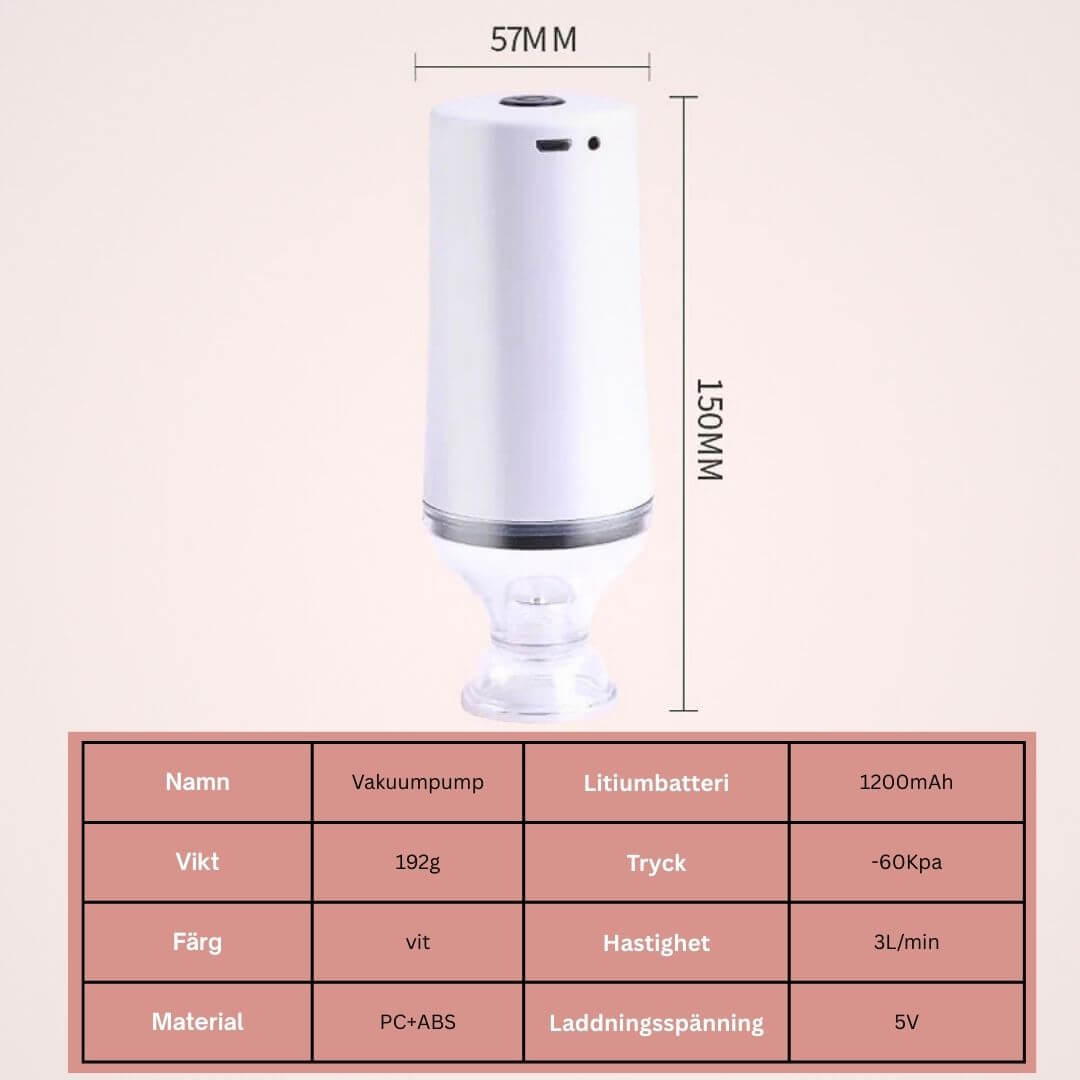 FreshSeal – Vakuumförpackningsset för Längre Hållbarhet på Maten