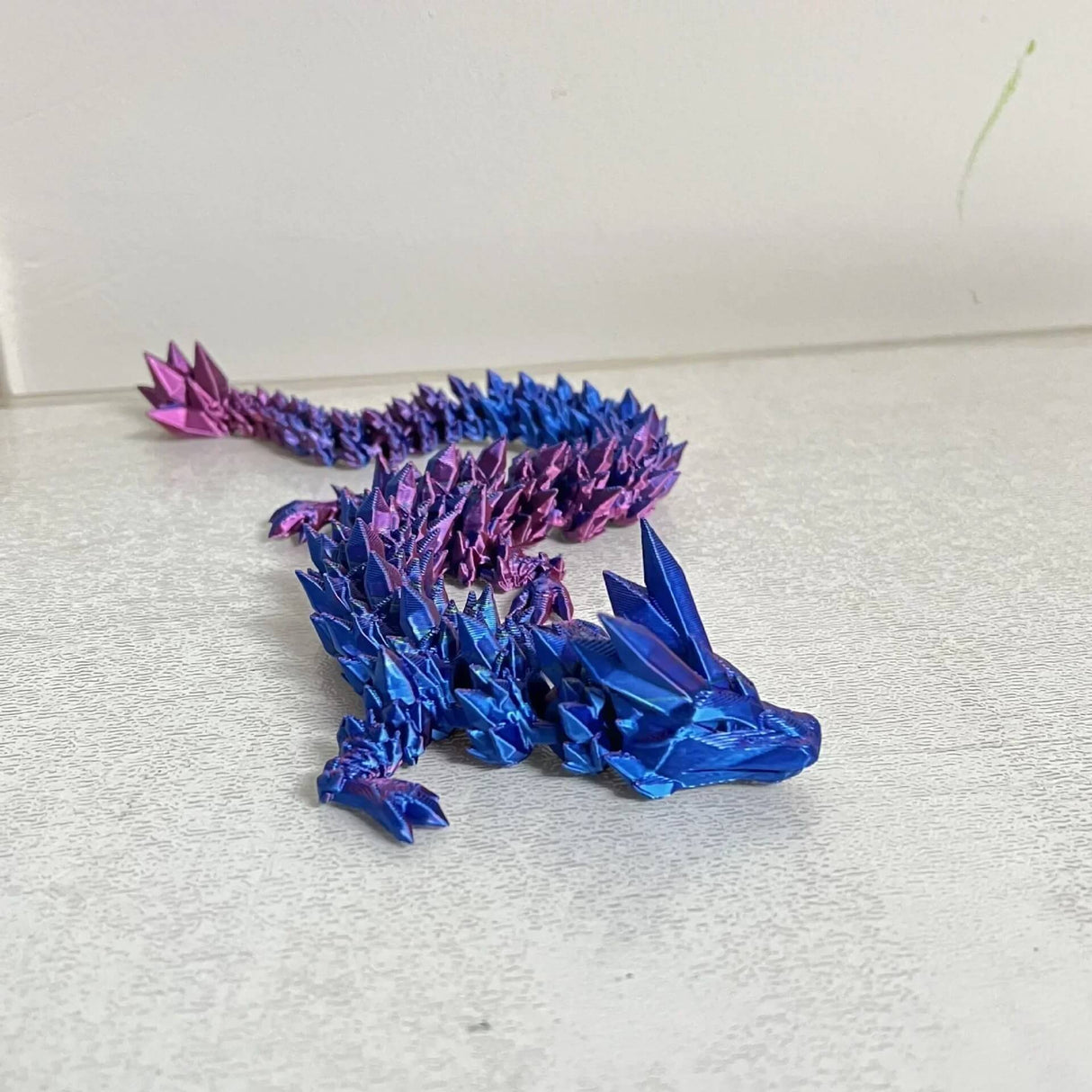 DrakeMorph - Rörlig 3D-printad Drakmodell för Dekor och Fantasi