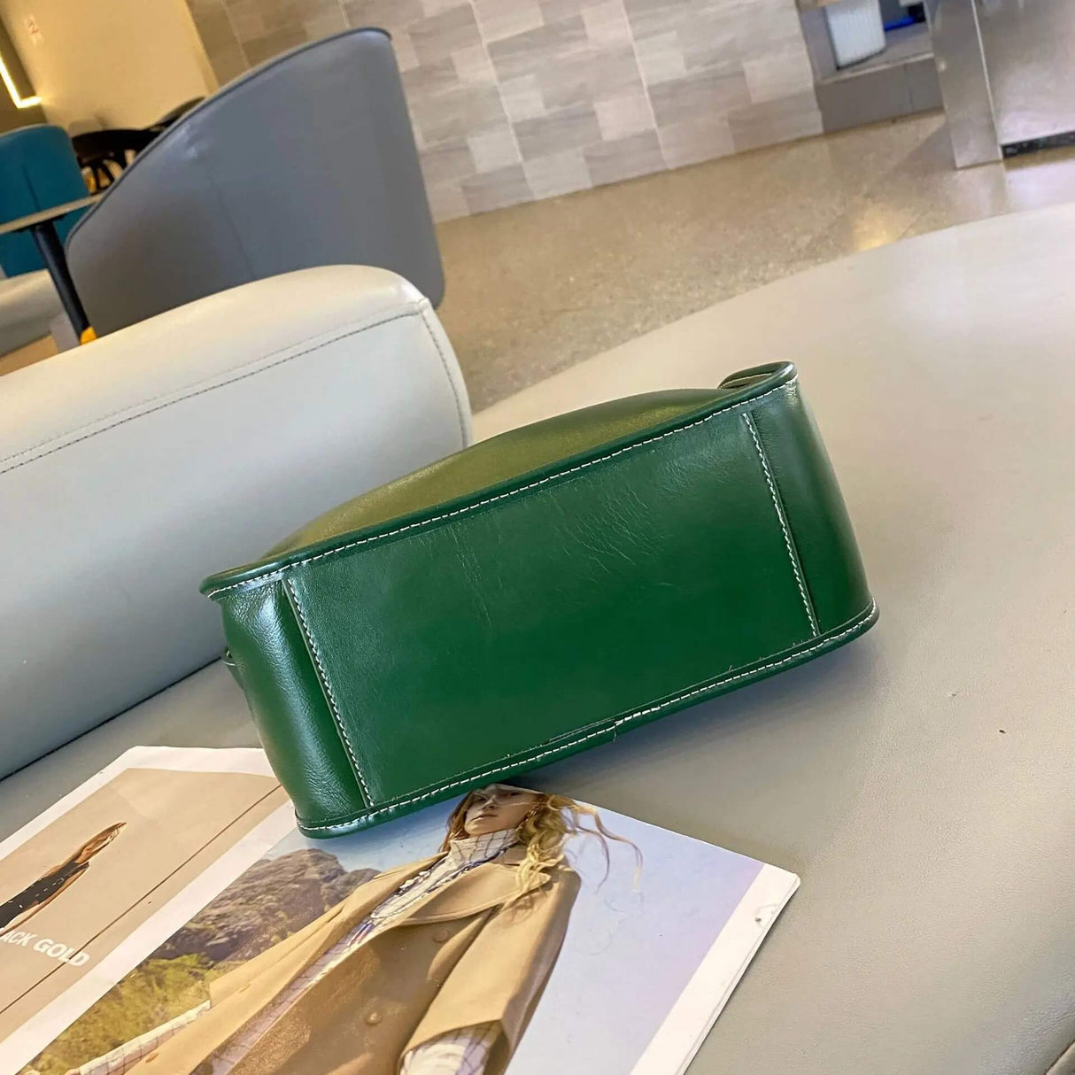 Luxury Leather Bag – Rymlig och elegant handväska i äkta läder