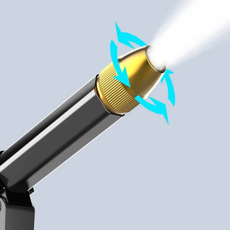 FlexiSpray – Flexibel och Expanderbar Slang med Högt Tryck och Justerbar Munstycke för Utomhusbruk