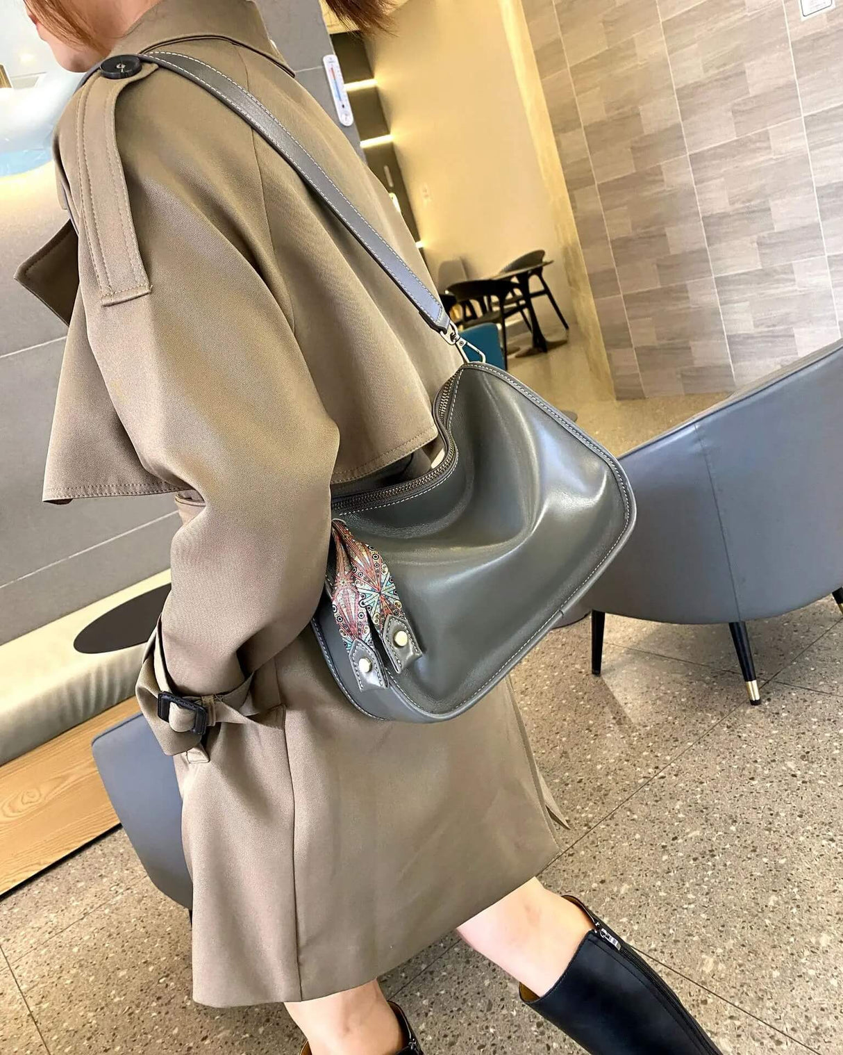 Luxury Leather Bag – Rymlig och elegant handväska i äkta läder