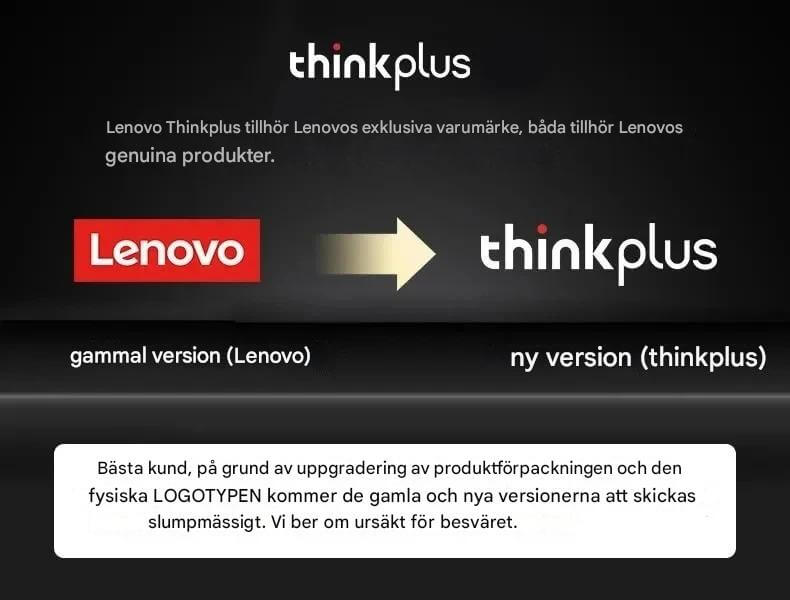 Lenovo LP40 Pro – Trådlösa Bluetooth 5.1 Hörlurar | HiFi-ljud, Touchkontroll, Laddningsetui och Mikrofon