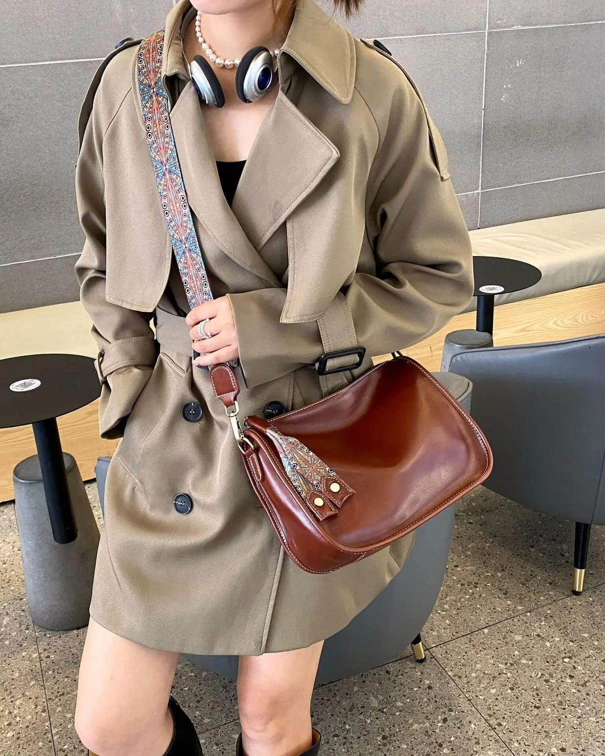 Luxury Leather Bag – Rymlig och elegant handväska i äkta läder