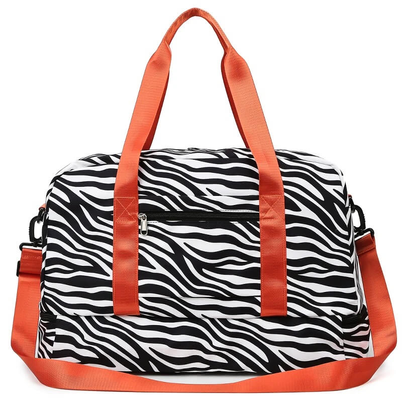 SafariStyle – Resväska i Djurmönster | Mångsidig Axelväska för Träning och Weekendresor