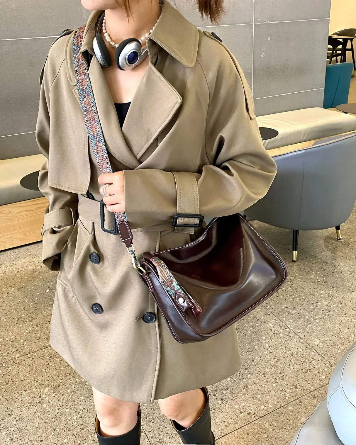 Luxury Leather Bag – Rymlig och elegant handväska i äkta läder