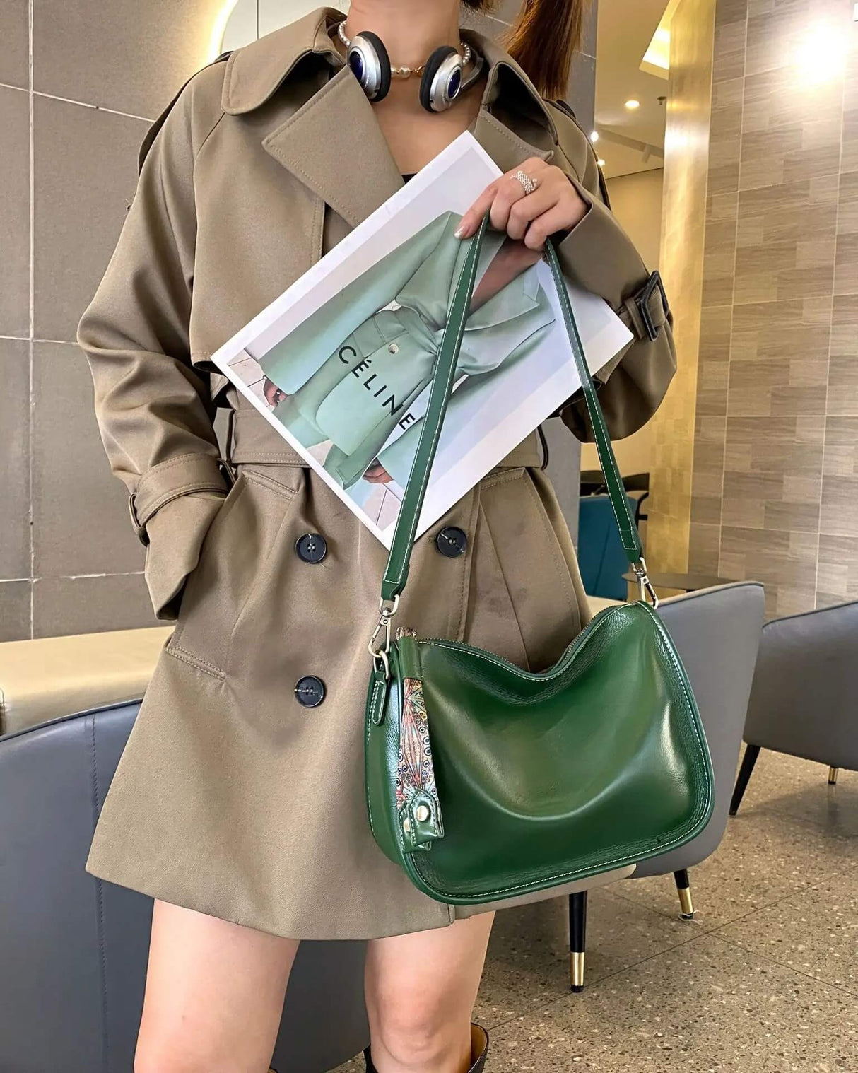 Luxury Leather Bag – Rymlig och elegant handväska i äkta läder