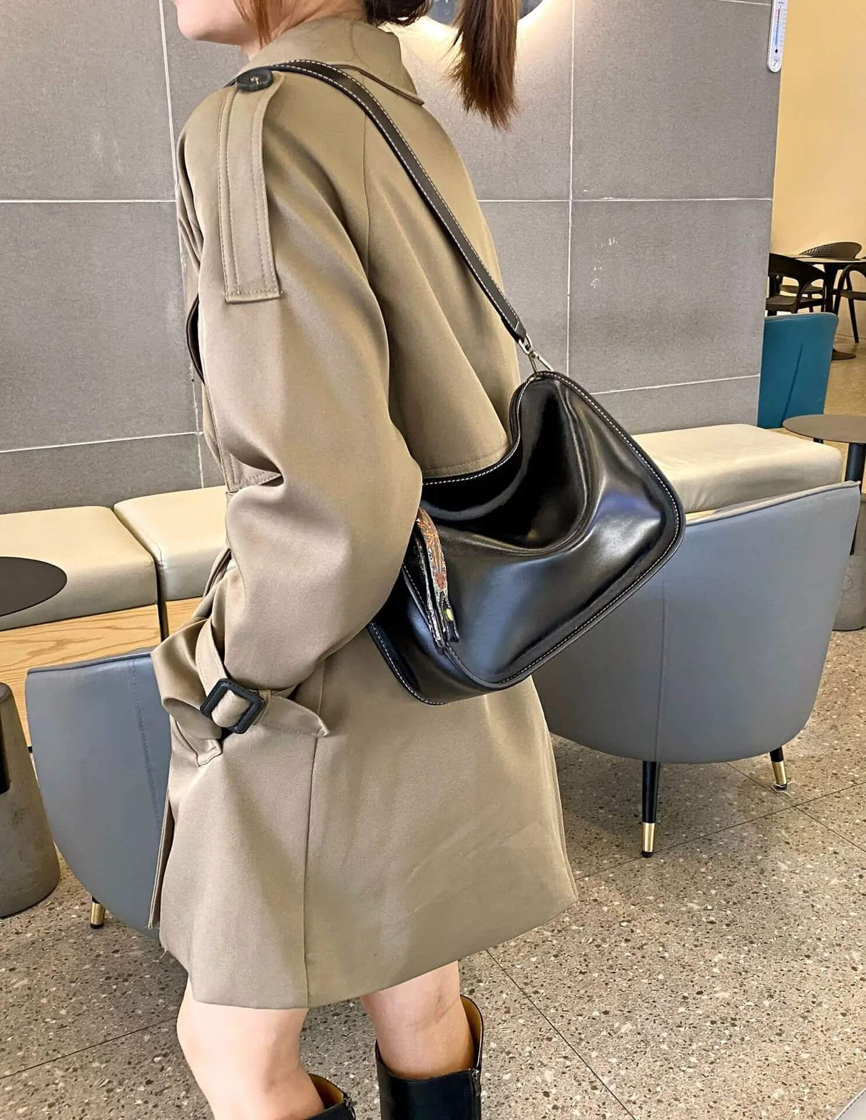 Luxury Leather Bag – Rymlig och elegant handväska i äkta läder