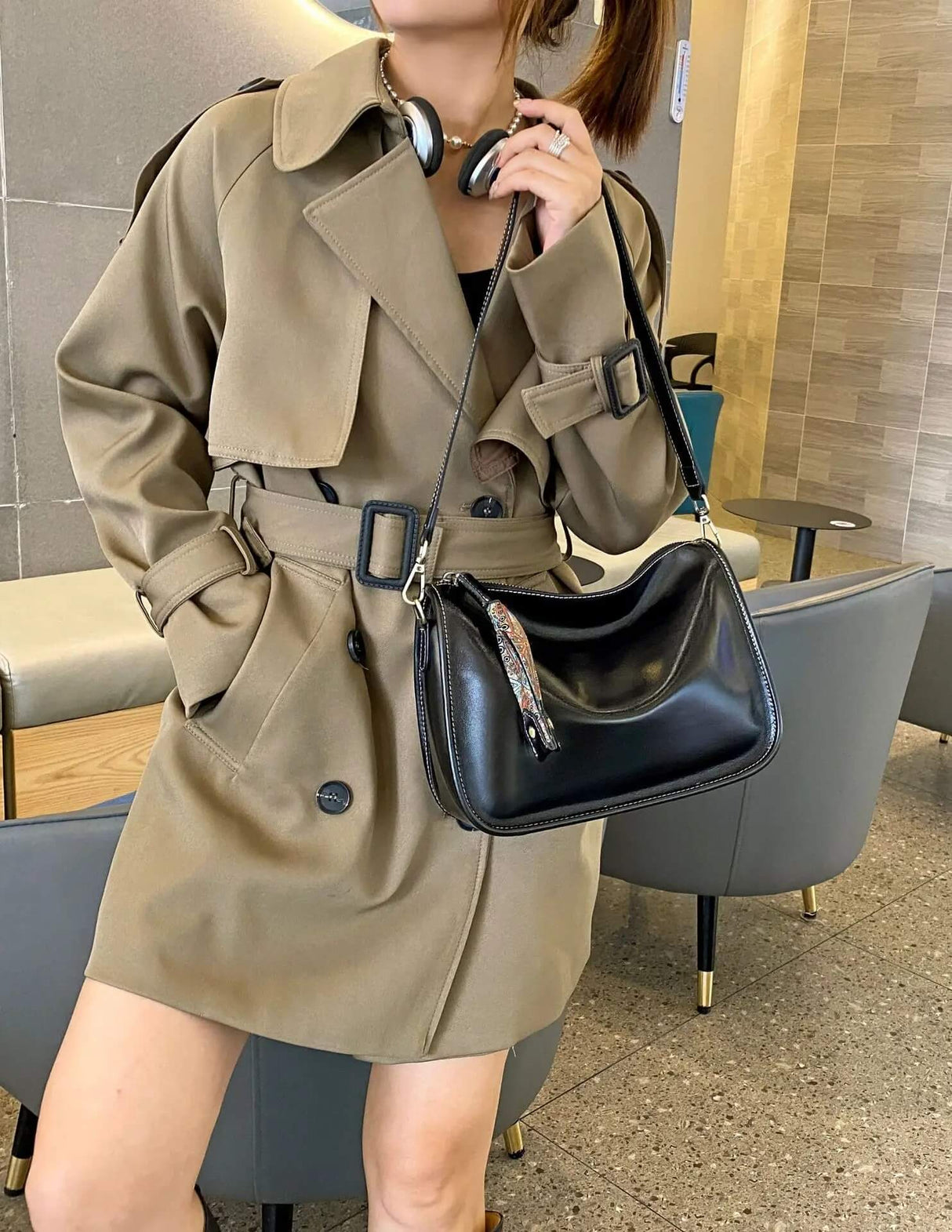 Luxury Leather Bag – Rymlig och elegant handväska i äkta läder