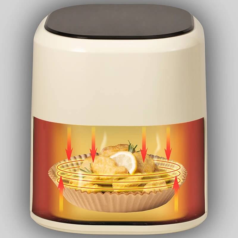 FryClean – Engångspapper till Airfryer | För Ett Renare Kök och Mindre Disk