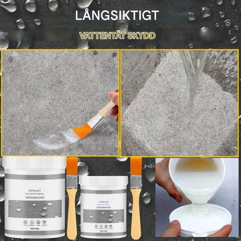 HydraCoat – Vattentät Täckfärg | Transparent Ytbehandling för Reparation av Läckor