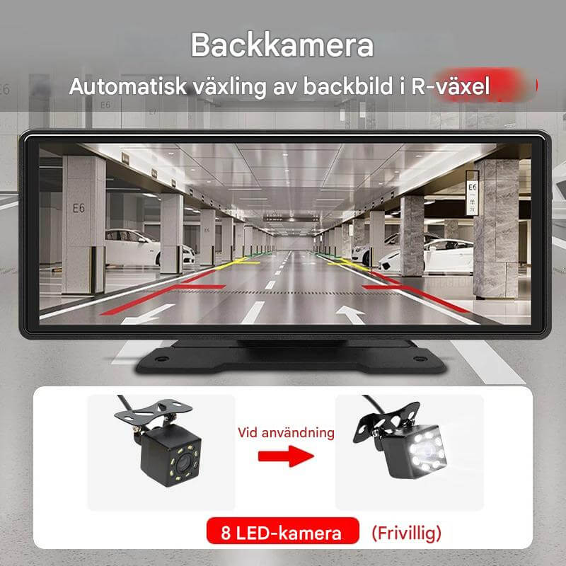 ViewMirror – Trådlös Smart Skärm för Bilen | CarPlay & Android Auto Utan Krångel