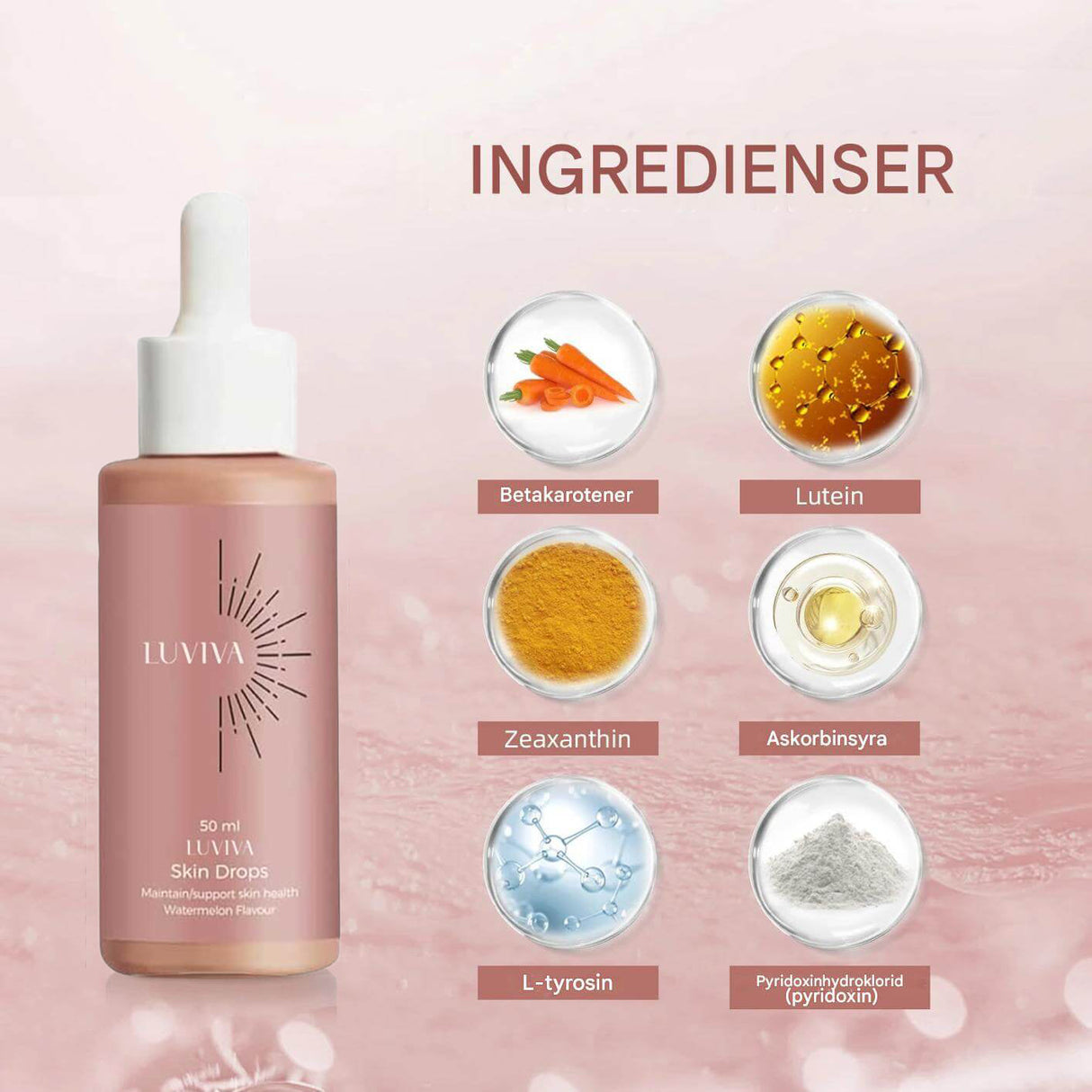 TanVera – Brun Utan Sol Droppar för Inre Lyster | Naturlig Solkysst Hud Utan UV