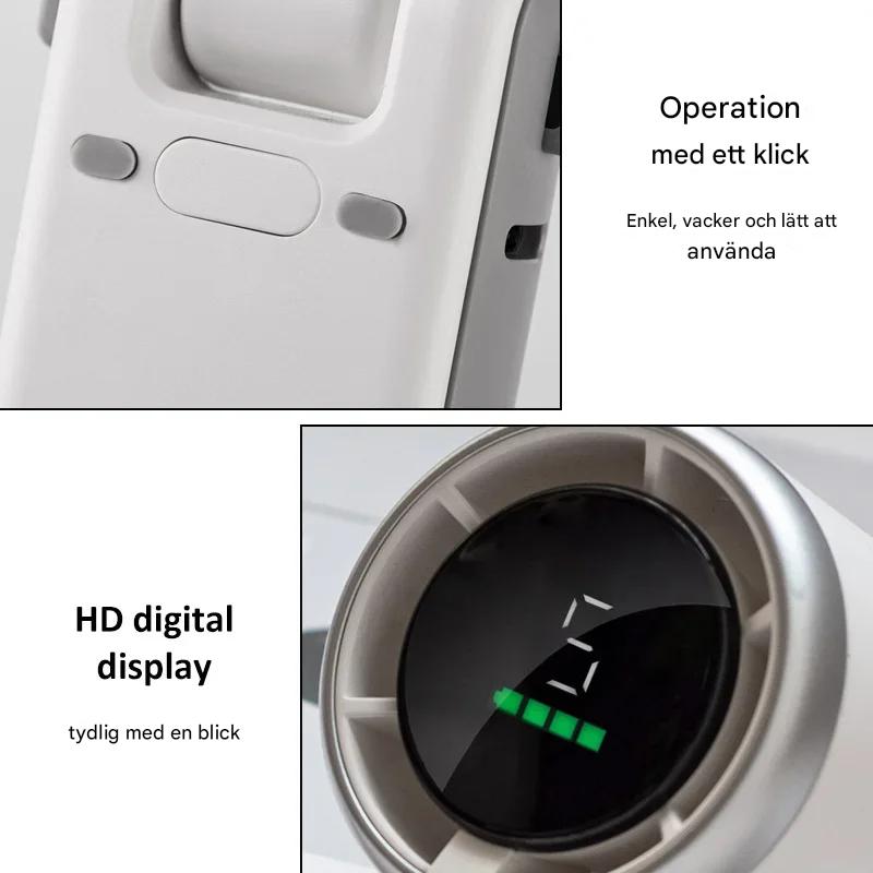 TurboBreeze - Handhållen Mini-turbofläkt för Resor och Vardagsbruk