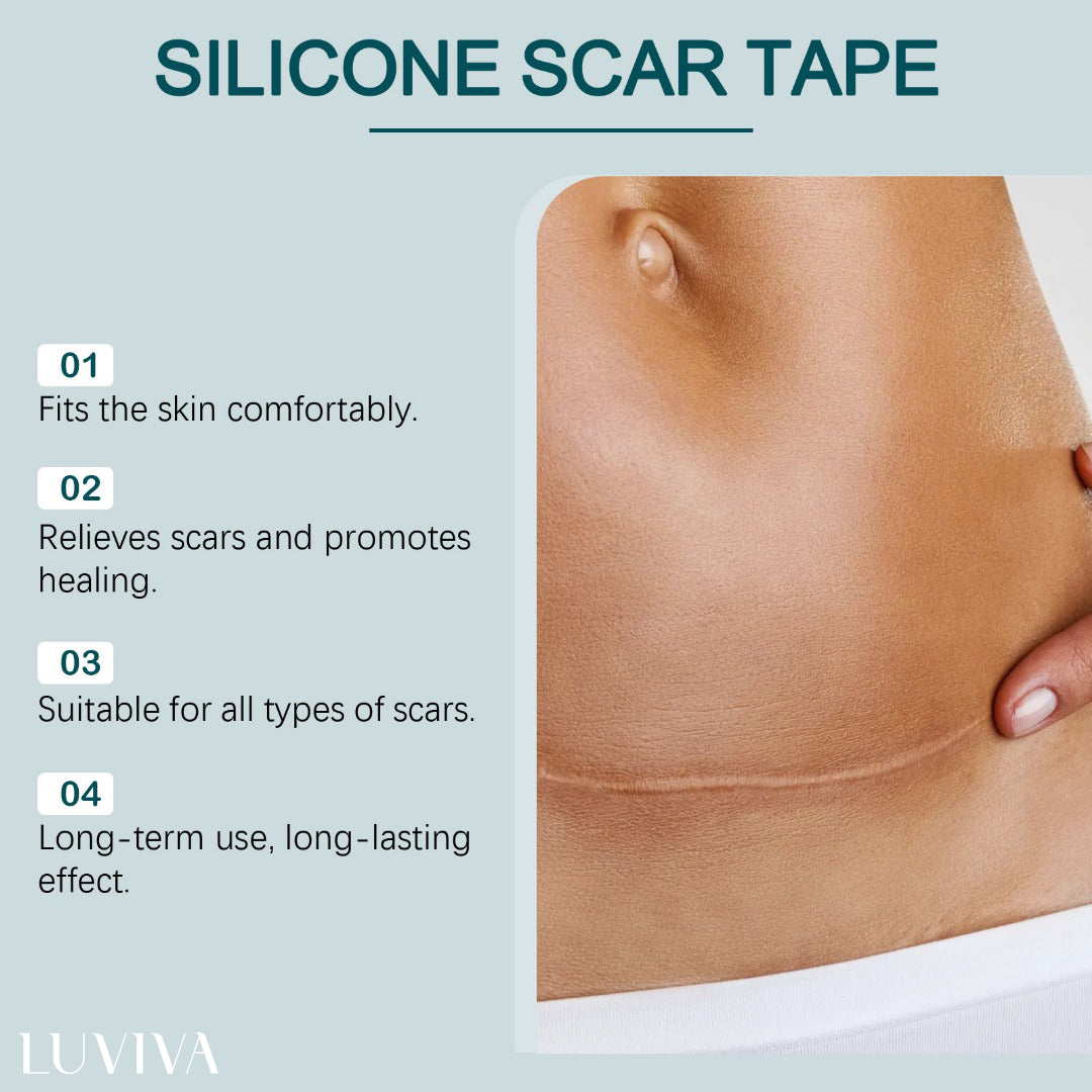 Luviva - Avanceret silikonebånd til behandling af ar og rynker