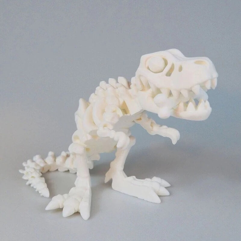 DinoFlex - Rörlig 3D-printad Dinosauriemodell för Lek och Dekor