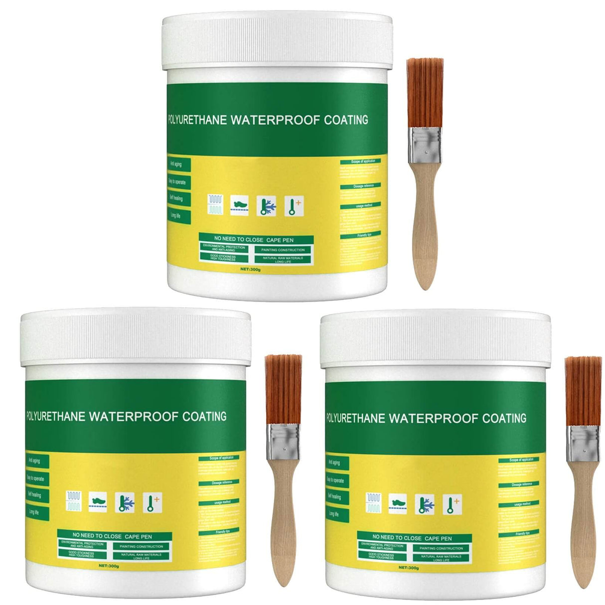 HydraCoat – Vattentät Täckfärg | Transparent Ytbehandling för Reparation av Läckor