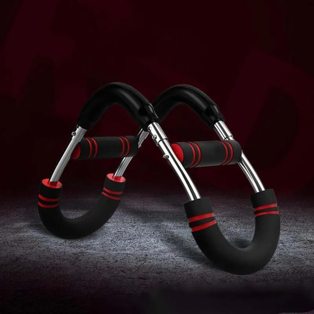 PowerFlex – Justerbar Bröst- & Armtränare | U-Formad Expander för Styrketräning med Greppvänligt Skum