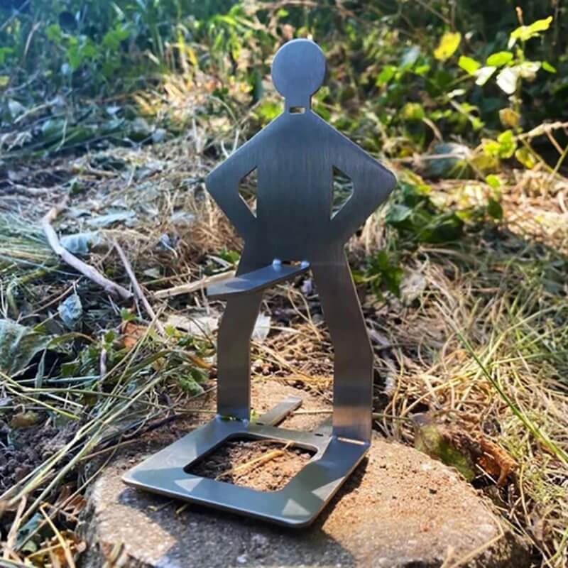 Sausbro - Bärbar korvhållare i rostfritt stål för camping, grill och picknick 5st