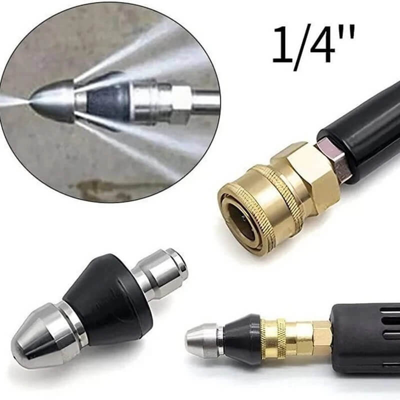 JetRens – Högtrycksmunstycke för Rör & Avlopp | Rengör Svåråtkomliga Blockeringar Med Precision