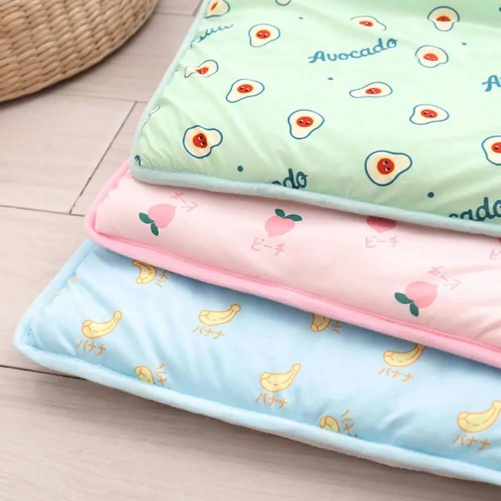 ChillaPäls – Kylmatta för Hund & Katt | Mjuk, Is-siden Dyna för Sval Sommarsömn