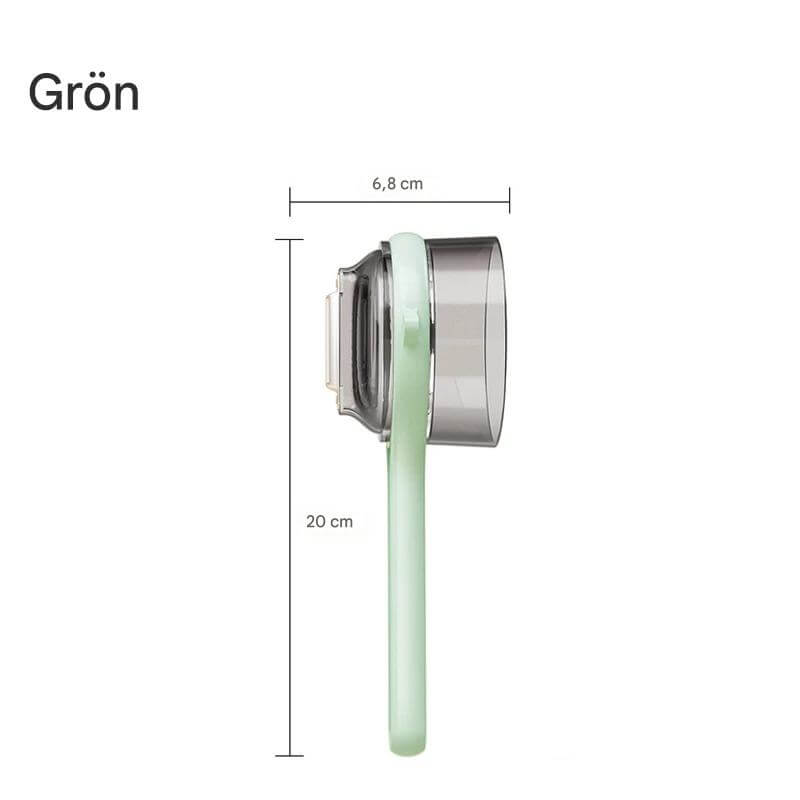 PeelPod – Skalkniv med Inbyggd Förvaringslåda | Smart Köksverktyg för Mindre Spill