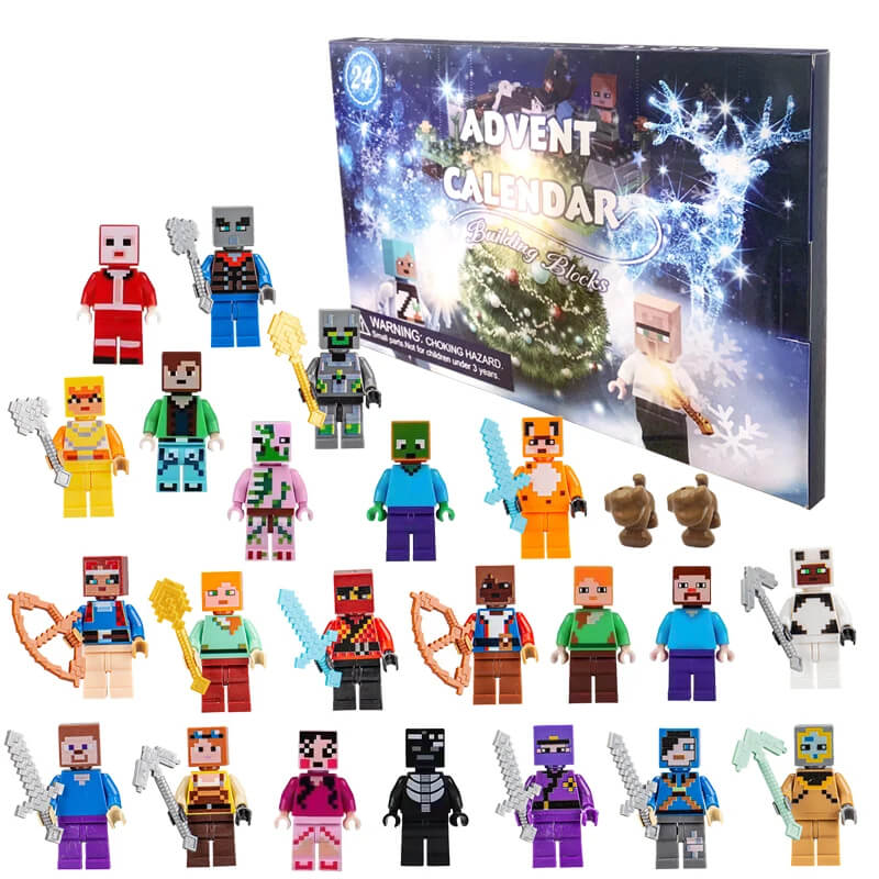 MiniCraft - Advent Calendar with 24 Day Countdown and Action Figures