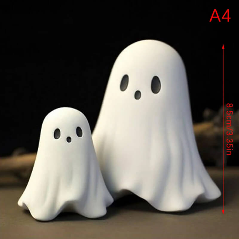 Halloween Decoration: Cute Ghost Sculpture - Scary and Fun Figurine for Home