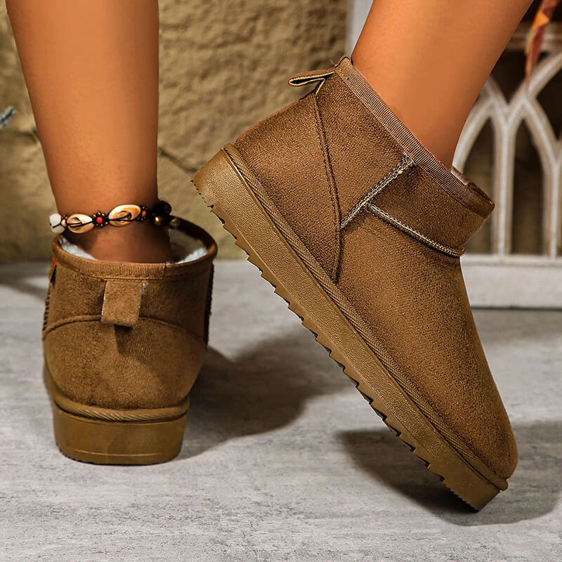 Frostea - Slip-on Mockaboots för Damer Bekväma och Snygga för Kallt Väder