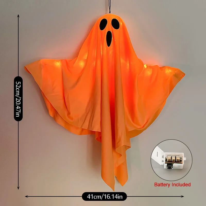Halloween LED Ghost Light - Hanging Horror Decoration for Indoor and Outdoor
