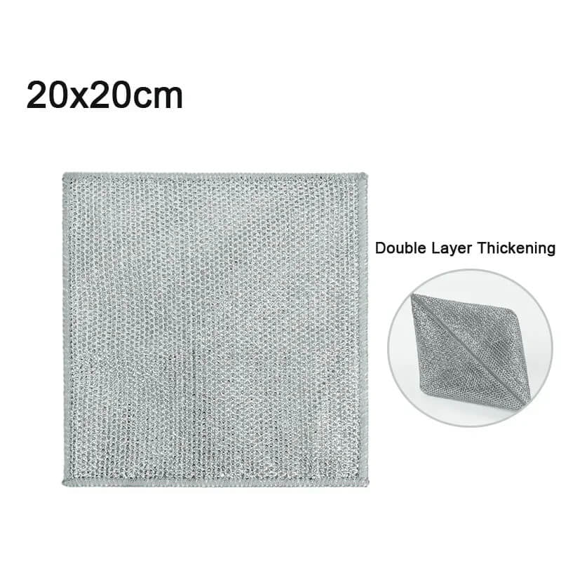 ScrubMaster - Multifunktionell Disktrasa av Ståltråd, Återanvändbar & Effektiv