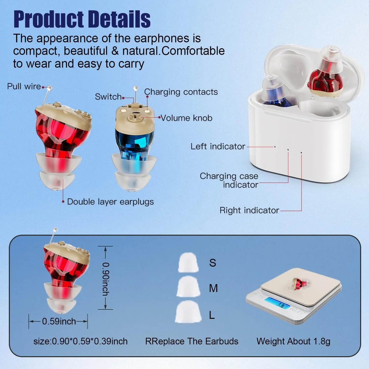 ClearTone - Diskreta Hörapparater – Avancerat Hörhjälpmedel med Brusreducering