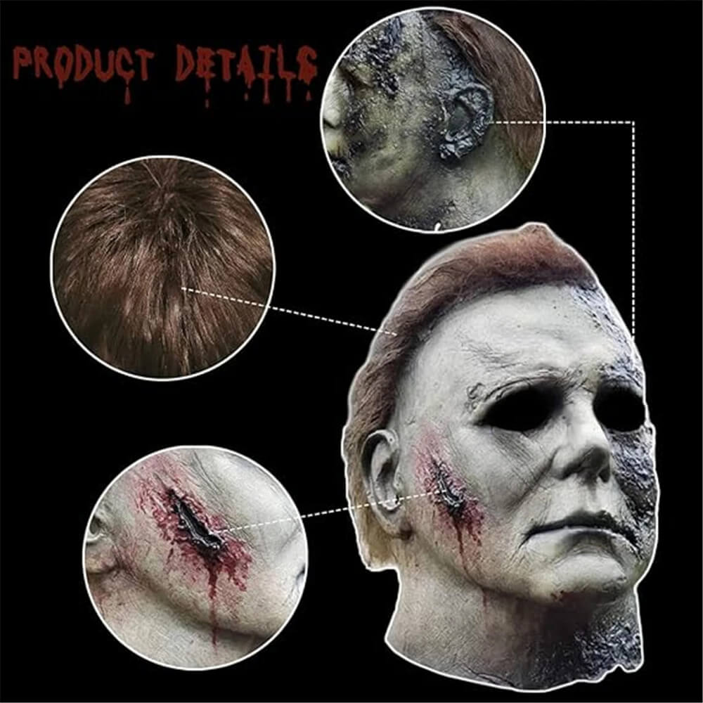 Halloween Michael Myers Mask - Horror Mask for Halloween and Cosplay