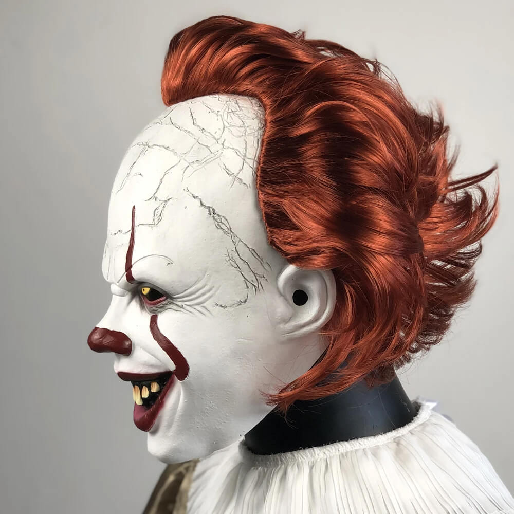 Halloween Pennywise Clown Mask - Scary Demon Clown for Halloween and Carnival