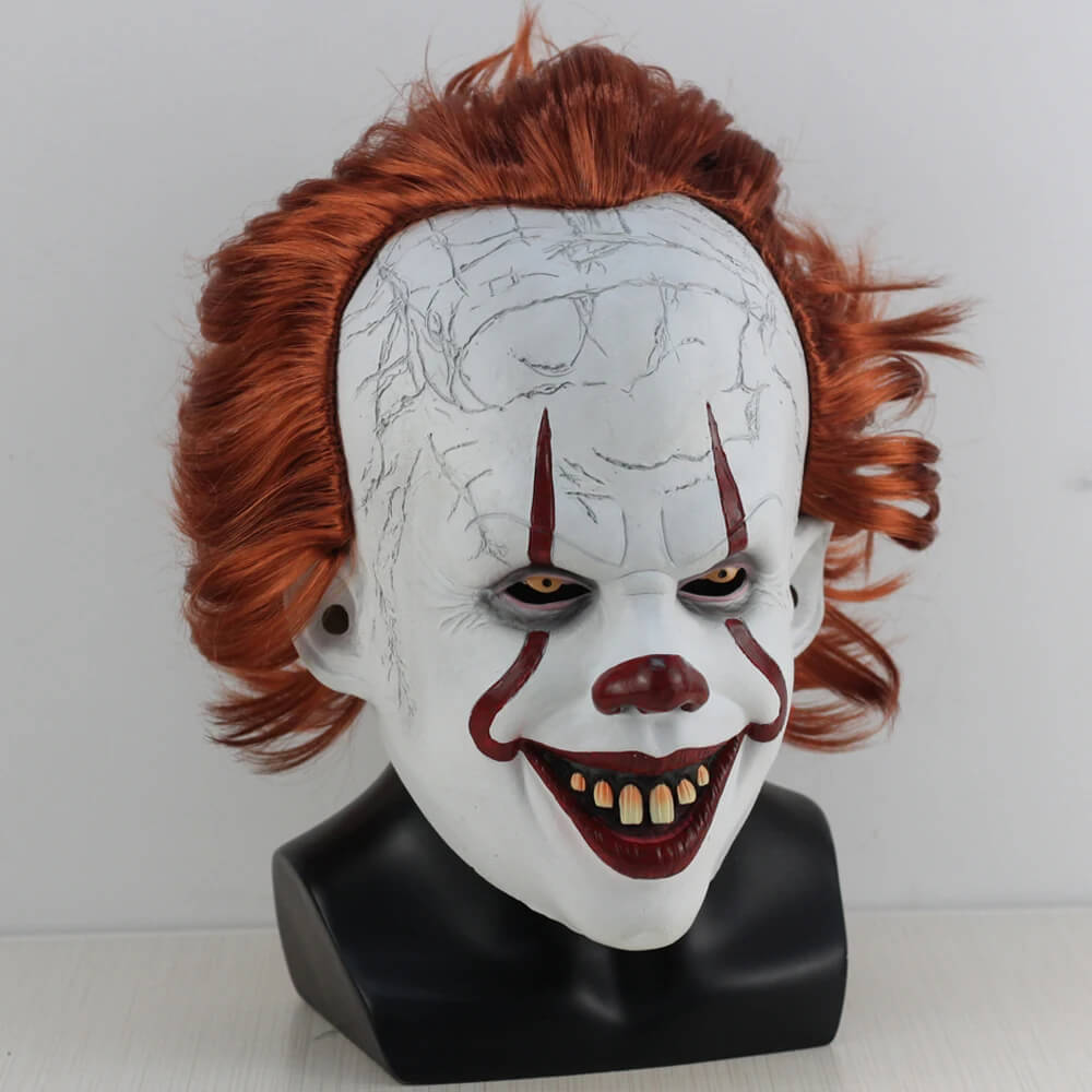 Halloween Pennywise Clown Mask - Scary Demon Clown for Halloween and Carnival