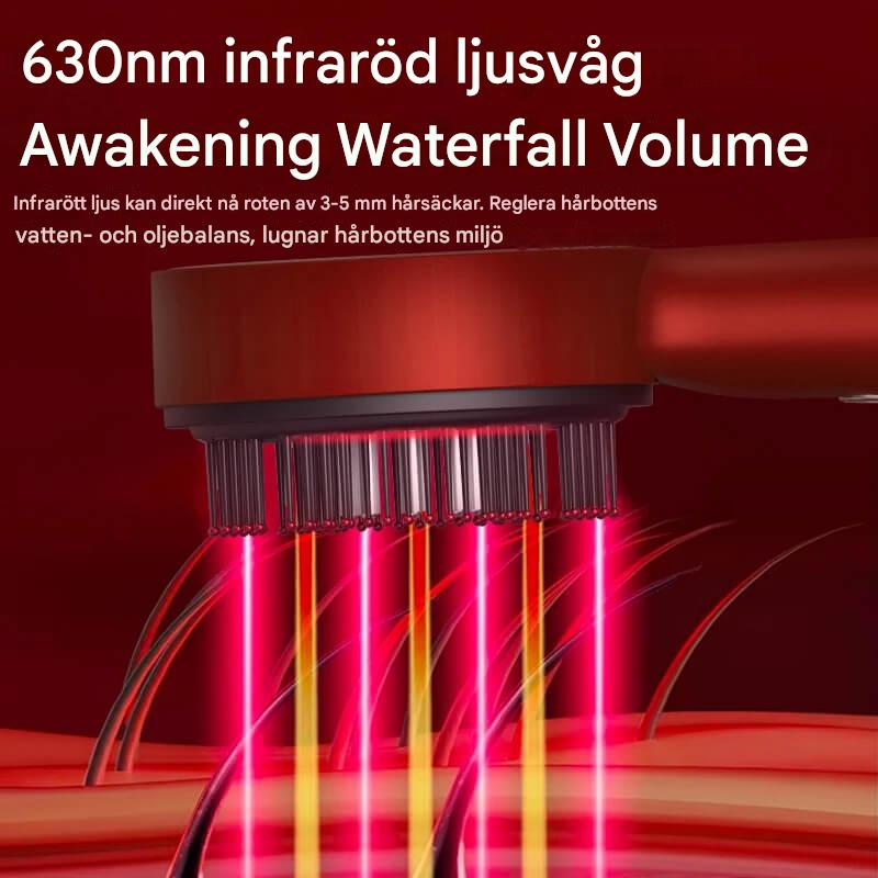 Elektrisk Massagekam Med Röd Ljusterapi – Med Oljedispenser