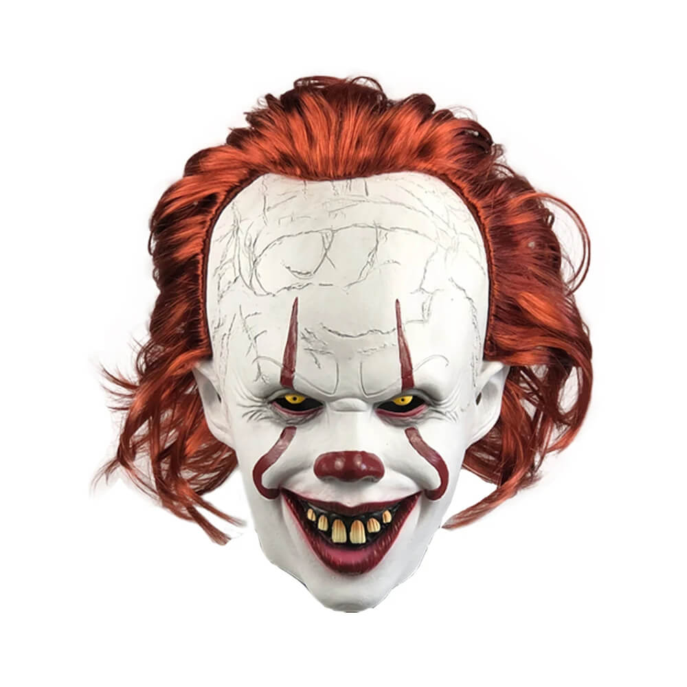 Halloween Pennywise Clown Mask - Scary Demon Clown for Halloween and Carnival