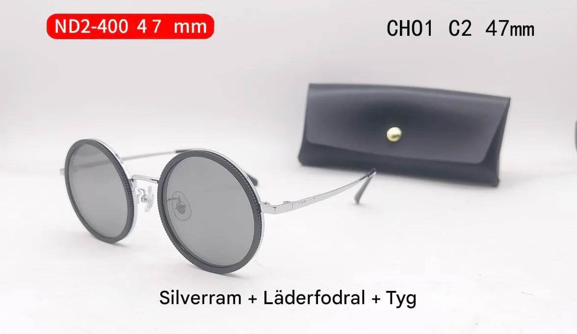 Solvyn – Justerbara Runda Solglasögon för Män & Kvinnor | Polariserade med ND-Liknande Filter och Retrostil