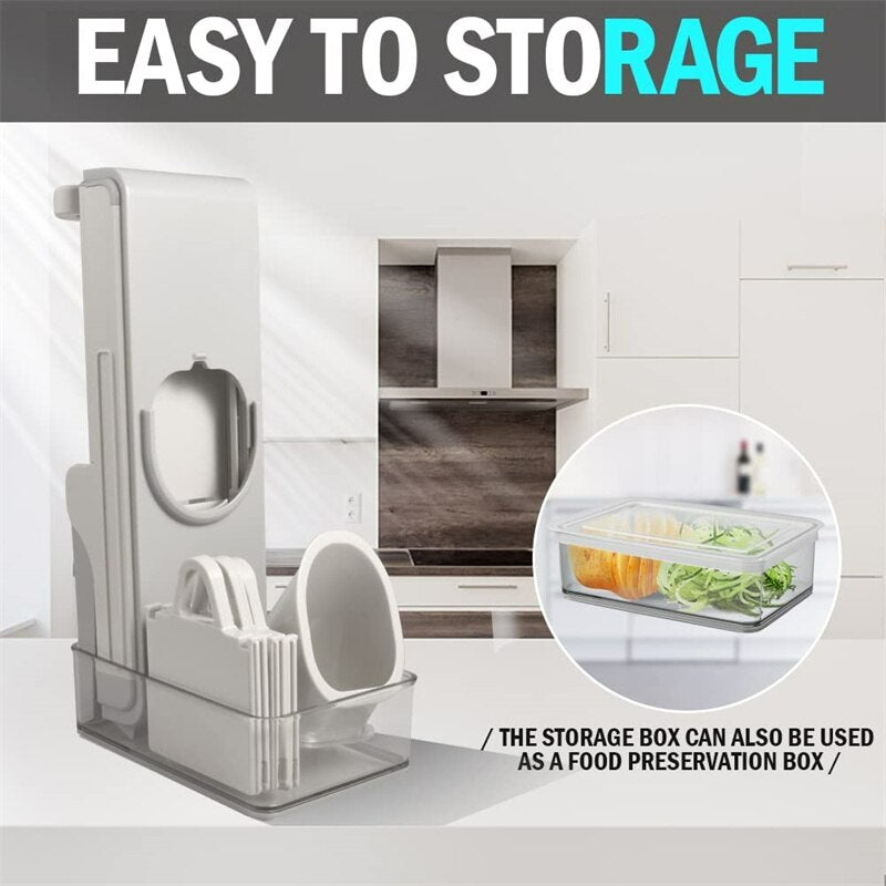 Ergonomisk Multifunktionell Mandolin