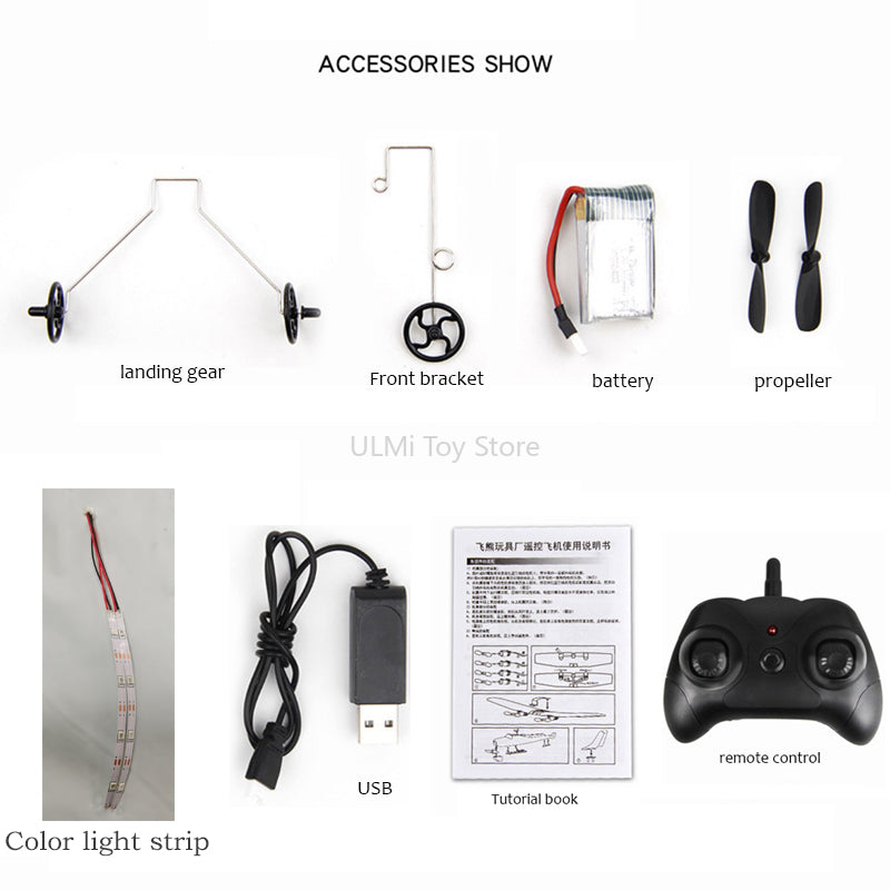 Radiostyrt RC Flygplan i EPP-Skum – Störtsäkert, Lätt att Flyga & Kraschresistent för Barn & Vuxna