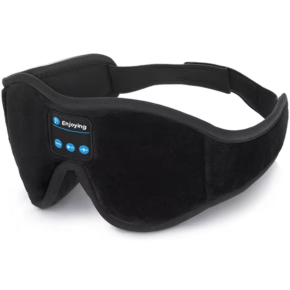 Snoozeit.™  - Bluetooth Sovmask med HD-högtalare - 3D Sovhörlurar med Autoavstängning | Trådlös Bluetooth 5.0