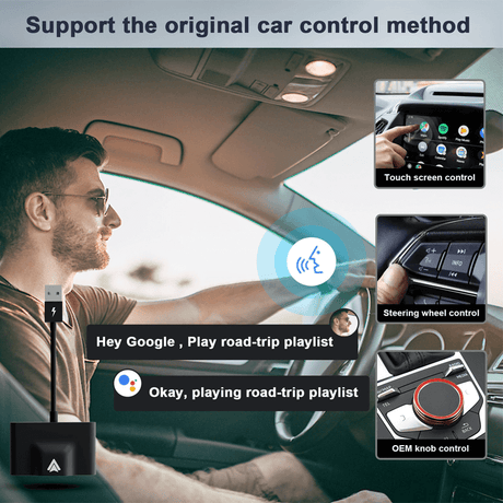 Trådlös CarPlay-adapter för Android/Apple