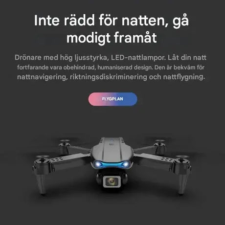 Mini Fjärrkontrollerad Drönare med 4K Kamera – Hopfällbar & Stabil Flygning