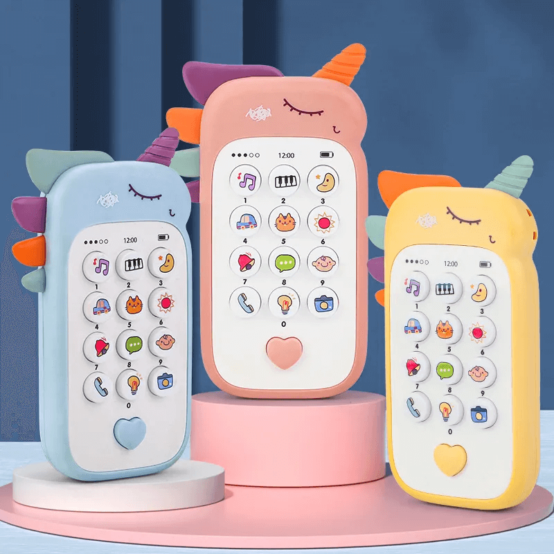 Sensorisk Babyleksak Telefon – Stimulerar Sinnesutveckling och Lek