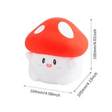 GlowShroom – LED nattlampa i silikon | Mjuk pumpa-, svamp- eller spökdesign för barnrum och sovrum